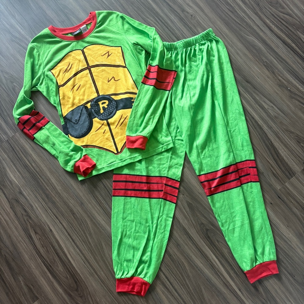Teenage Mutant Ninja Turtles Raphael Costume Cosplay Pajamas Set